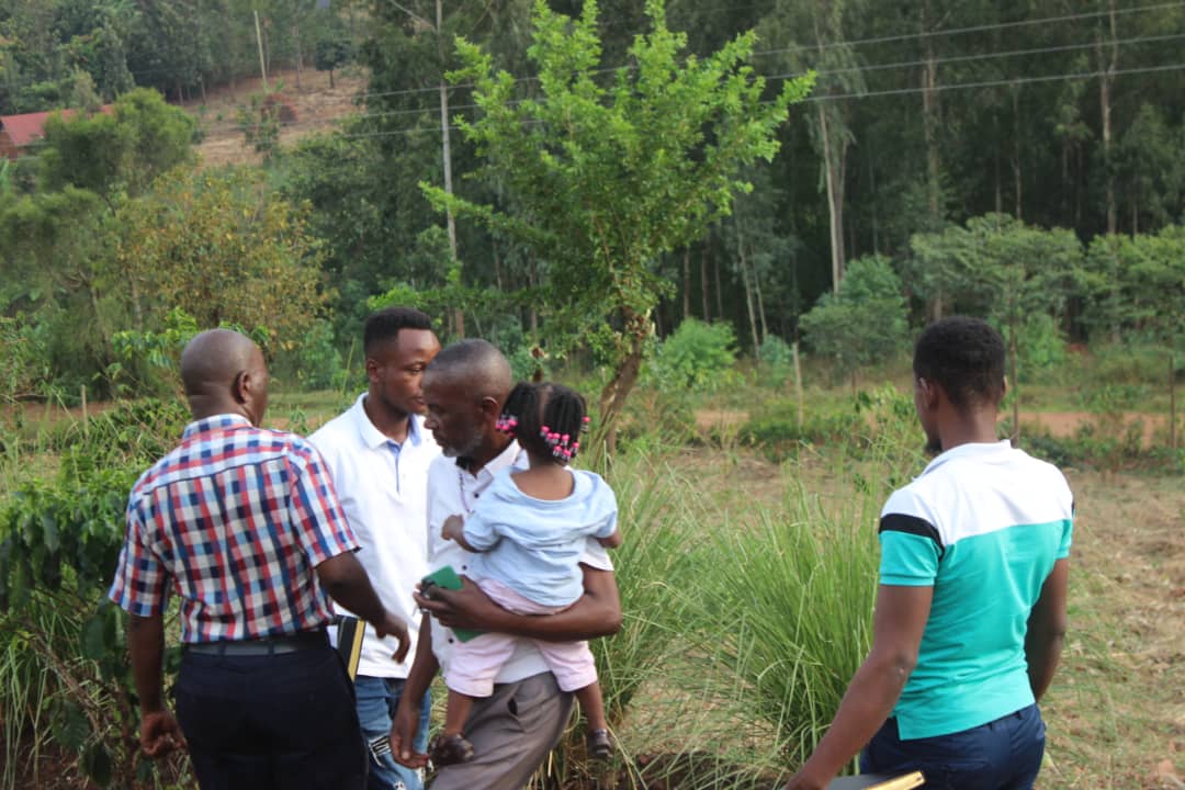 VSF field team and community partners working together on a vetiver site.